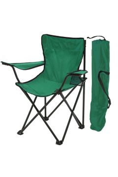 2 Adet KampSeti Çantalı Katlanır Kamp Sandalyesi Rejisör Yeşil