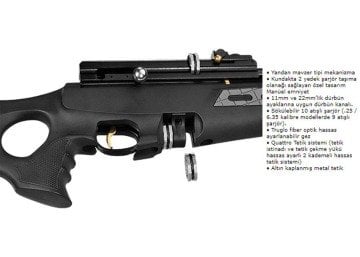 Hatsan BT65 SB ELITE CAMO LW PCP Havalı Tüfek