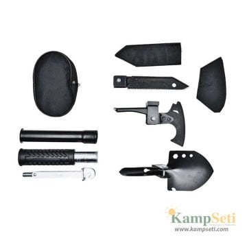 Hunthınk Katlanır Kürek, Balta, Bıçak, Testere, Çekiç, Çapa Seti