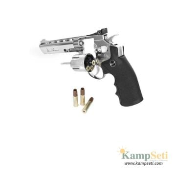 ASG Dan Wesson 6'' Revolver Toplu Airsoft Tabanca Parlak Krom