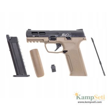 ASG ICS Black Leopard Eye XAE Tan Blowback Airsoft Tabanca