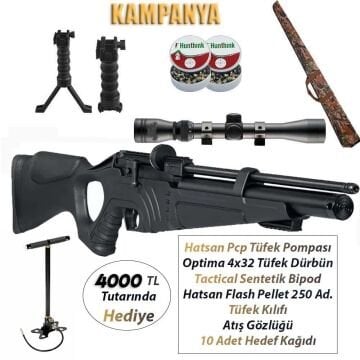 Hatsan Flash 101 Ultimate Combo PCP Havalı Tüfek Full Set