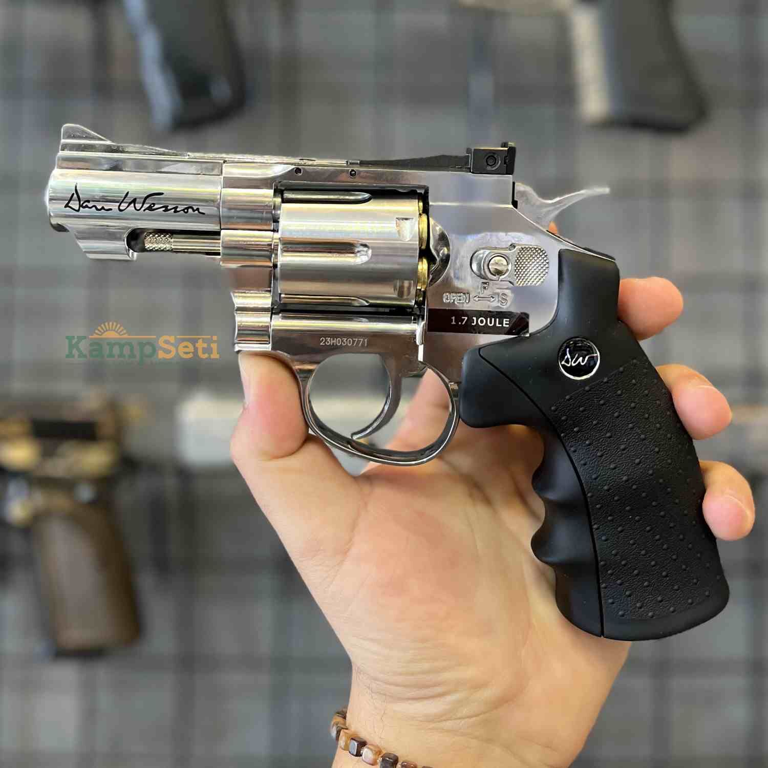 ASG Dan Wesson 2.5'' Revolver Toplu Havalı Tabanca Parlak Krom