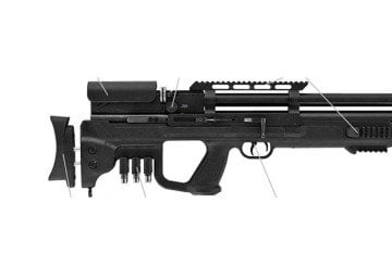 Hatsan X Gladius BULL LONG QE PCP Havalı Tüfek