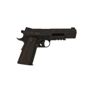CYBERGUN Colt 1911 Rail Gun Siyah Airsoft Tabanca 6mm