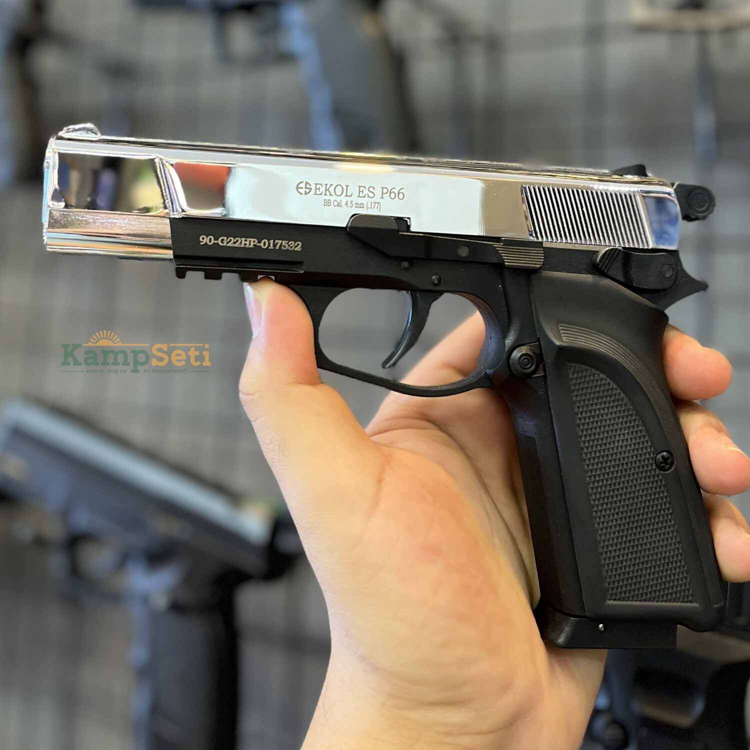 Ekol ES P66 Havalı Tabanca 4.5 mm Parlak Beyaz