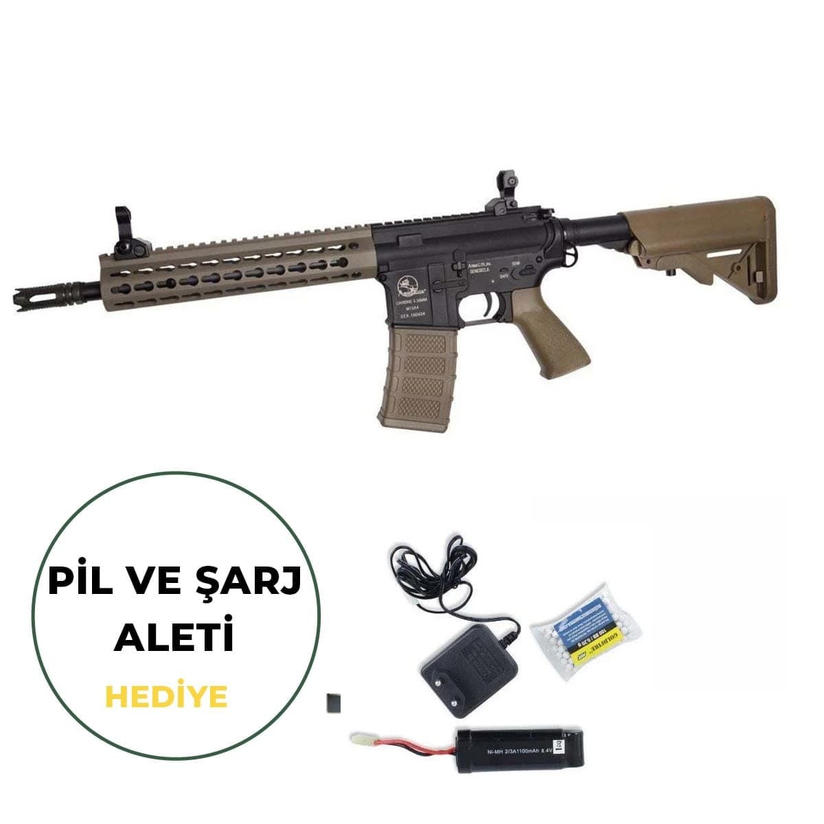 ASG Armalite M15 Assault AEG Airsoft Tüfek Çöl