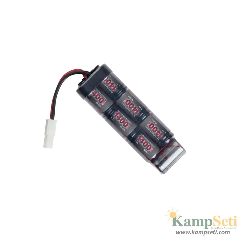 ASG 8.4 V Nimh 1400 Mah Mini-U Airsoft Pil