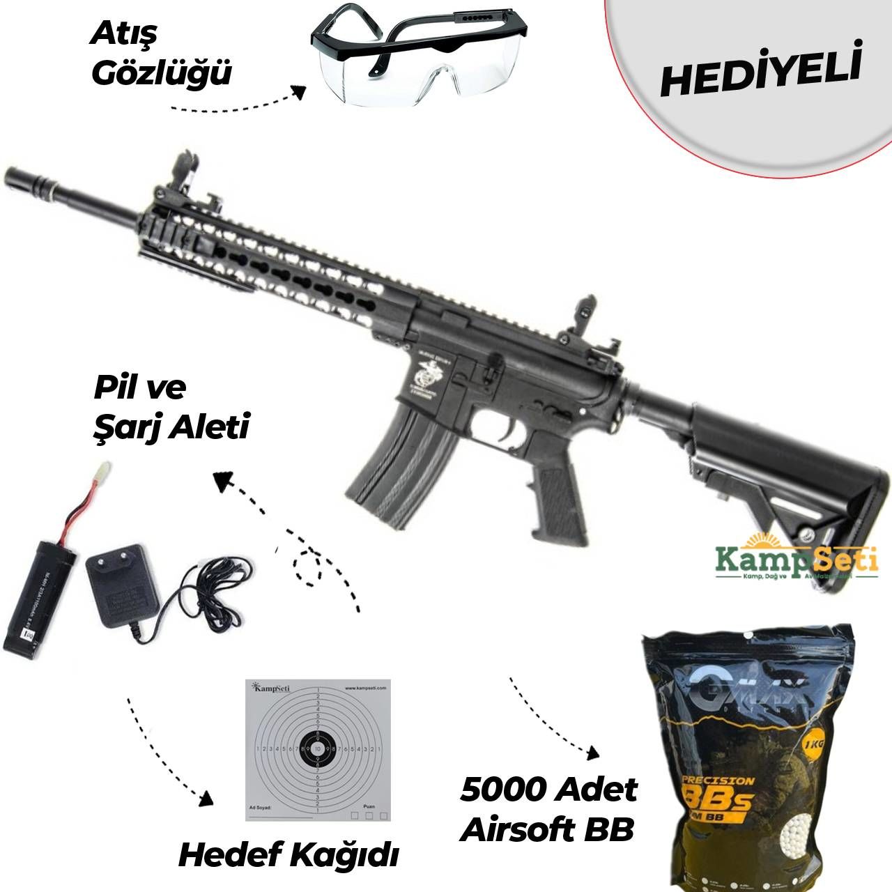 DBOYS M4 10'' KEYMOD POL. STD. AEG Airsoft Tüfek