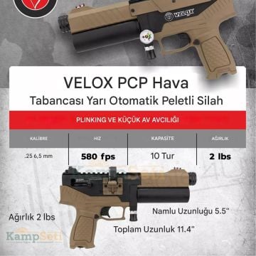 Hatsan Velox FDE PCP Havalı Tabanca