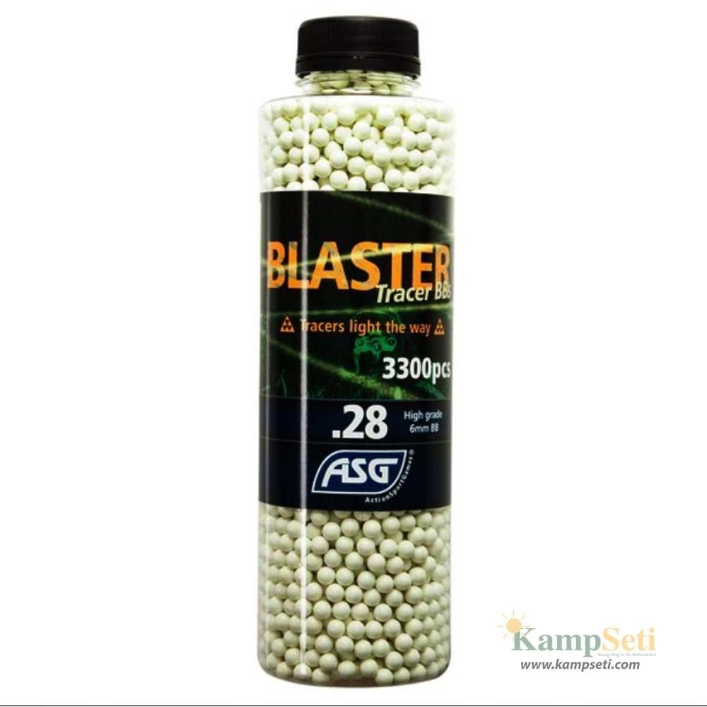 ASG Tracer 0.28 Gram 3300 Adet Yeşil AirSoft BB