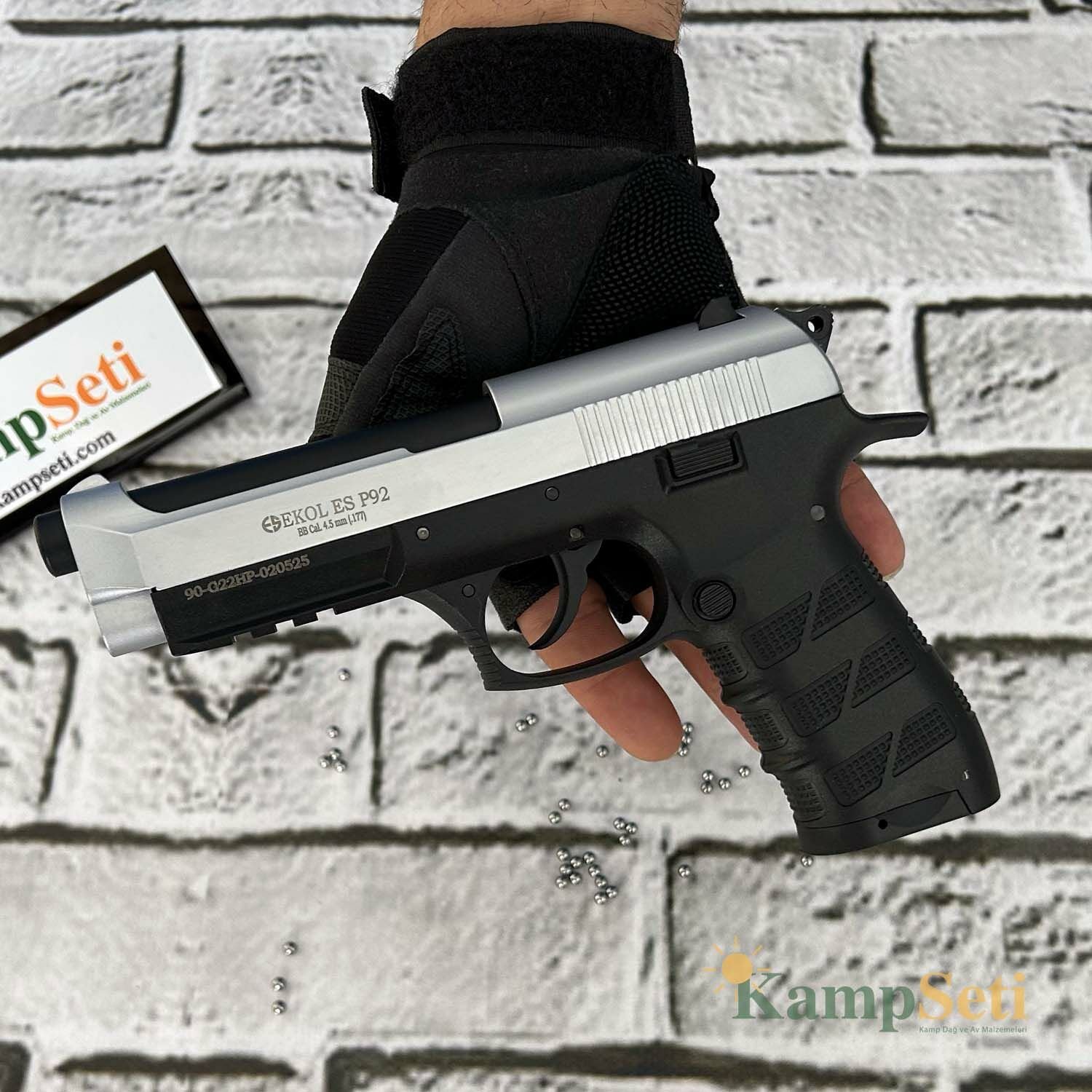 Ekol S P92 Havalı Tabanca 4.5 mm Polimer Beyaz