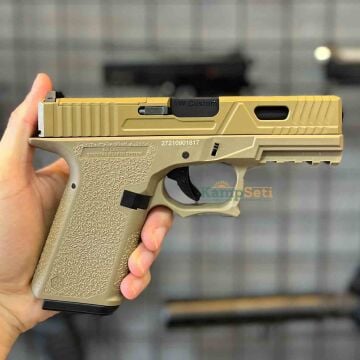 CYBERGUN AWCustom VX9 mod 3 1J 6mm GreenGas Airsoft Tabanca