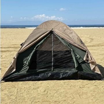 MoniCamp 4 Kişilik Kamp Çadırı 3 Mevsim Çift Katmanlı Çift Renk Kumaş