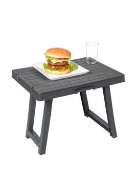 KampSeti Katlanabilir Kamp Masası-Plastik Taşınabilir Sehpa