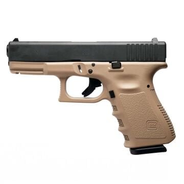 WE Glock 19 GEN4 GreenGas-Blowback Airsoft Tabanca 6mm Tan/Siyah