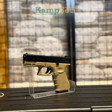 WE Glock 19 GEN4 GreenGas-Blowback Airsoft Tabanca 6mm Tan/Siyah