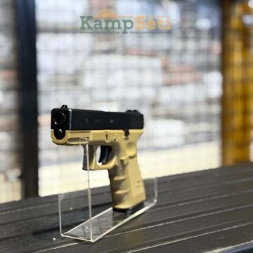 WE Glock 19 GEN4 GreenGas-Blowback Airsoft Tabanca 6mm Tan/Siyah