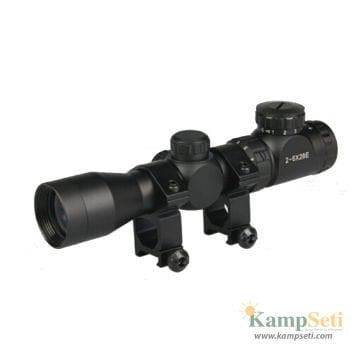 Nikula 2-6X28 Zoomlu Av Tüfeği Dürbünü Tüfek Hedef Çizgili Çift Işıklı