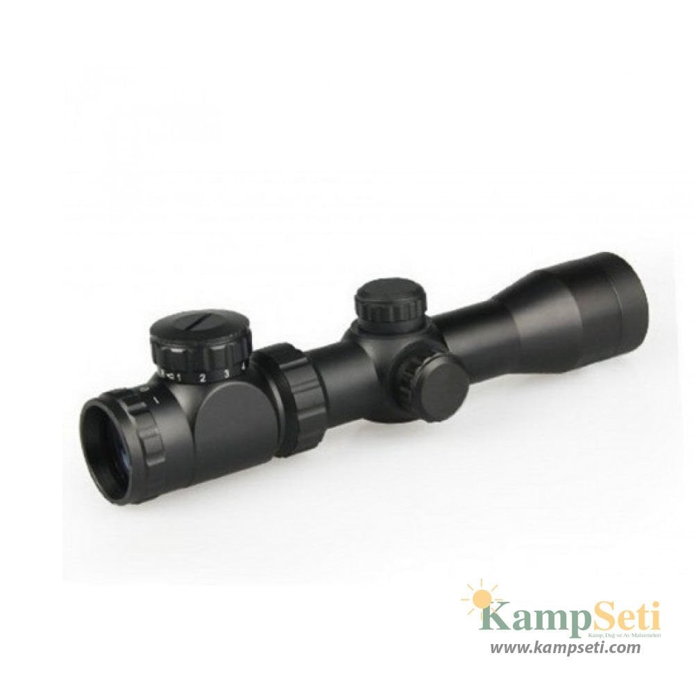 Nikula 2-6X28 Zoomlu Av Tüfeği Dürbünü Tüfek Hedef Çizgili Çift Işıklı