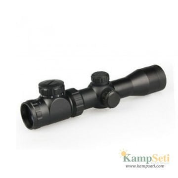 Nikula 2-6X28 Zoomlu Av Tüfeği Dürbünü Tüfek Hedef Çizgili Çift Işıklı