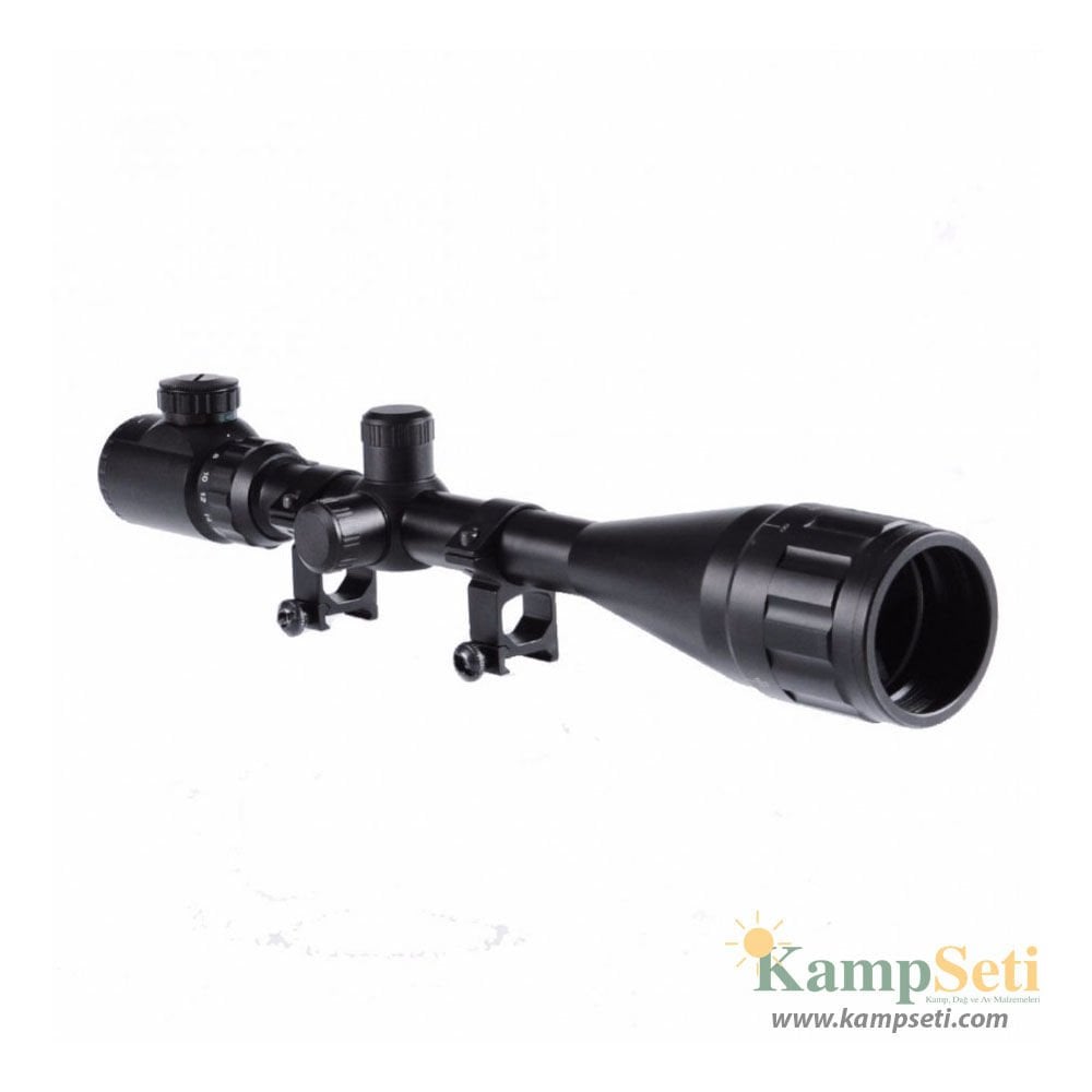 Nikula 6-24X50 AOE Tüfek Dürbünü Çift Işık Kırmızı,Yeşil Kaynaklı Zoomlu