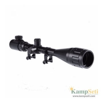 Nikula 6-24X50 AOE Tüfek Dürbünü Çift Işık Kırmızı,Yeşil Kaynaklı Zoomlu