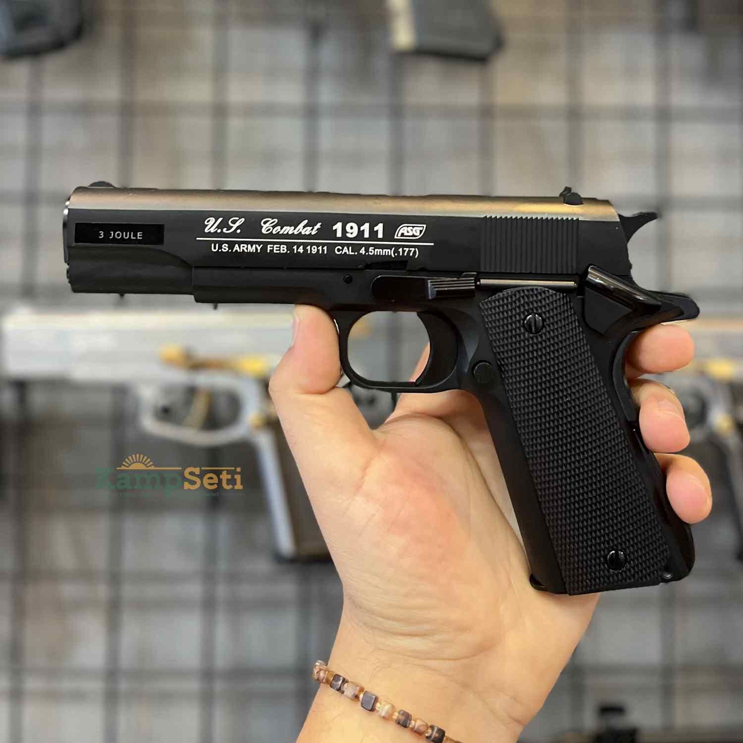 ASG 1911 U.S. Combat Blowback Havalı Tabanca (Co2)