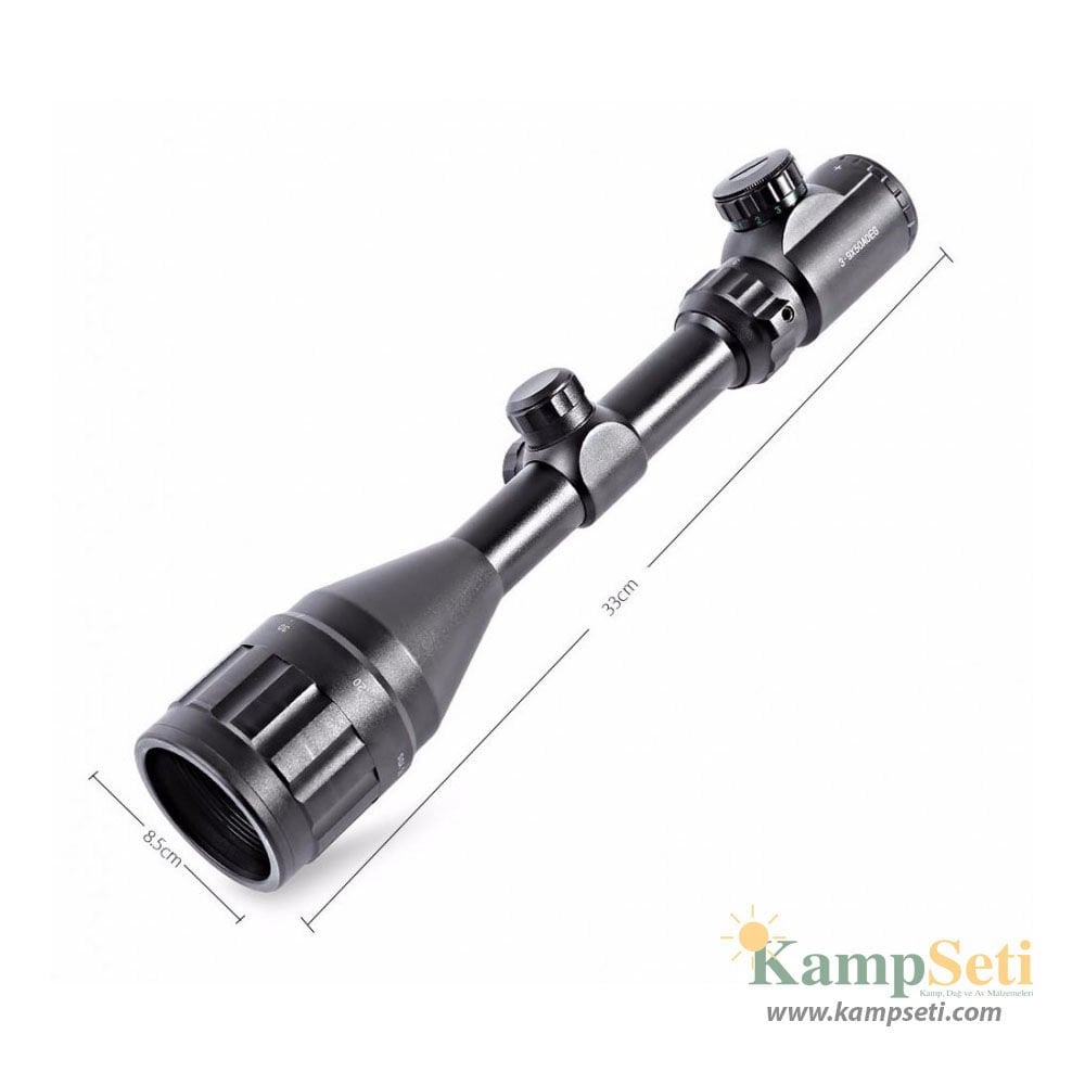 3-9X50AOEG Çift Işıklı Retikül Optik Görüş Kapsamlı Zoomlu Tüfek Dürbün(B)