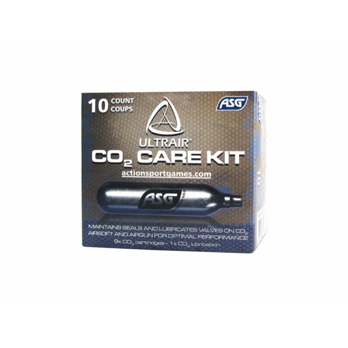 ASG 12 Gram Co2 Hava ve Yağlayıcı Bakım Tüpü Seti (9 Normal 1 Yağlı)