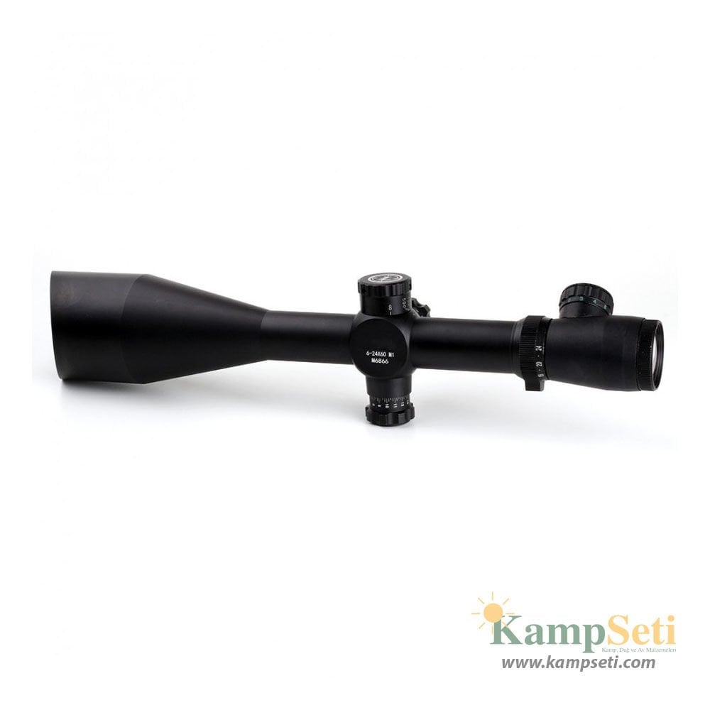 TR-Nikula 6-24X60 Çift Işık Kırmızı, Yeşil Kaynaklı Zoomlu Tüfek