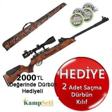 Hatsan SpeedFire Şarjörlü Ağaç Vortex Havalı Tüfek 5.5 mm